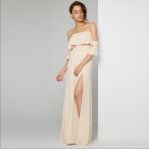 Fame & Partners Rio Gown Maxi Dress Champagne F20